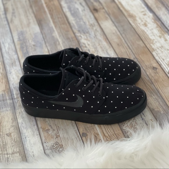 Nike Zoom Stefan Janoski Youth 6 Black Polka Dot - Picture 3 of 12